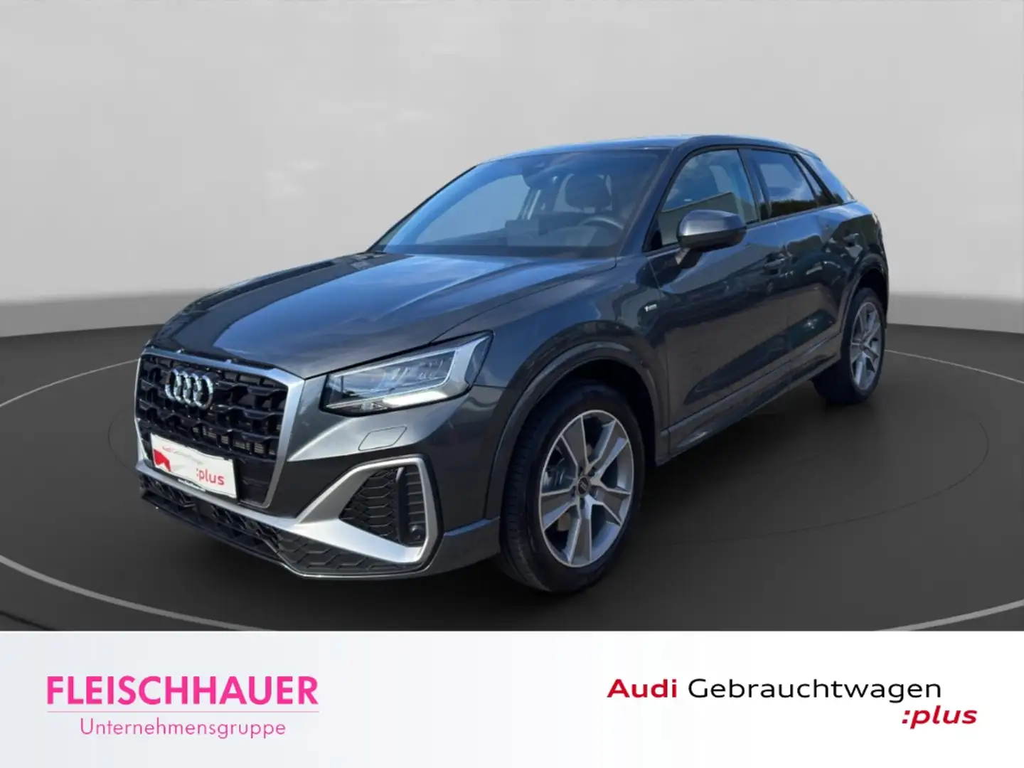 Audi Q2 35 TDI S line DSG+LED+ACC+VC+AHK+NAVI+CARPLAY+SHZ+ Grau - 1