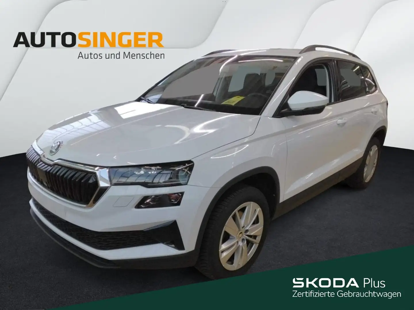 Skoda Karoq Selection 1.5 TSI DSG *MATRIX*AHK*ACC*NAVI Weiß - 1