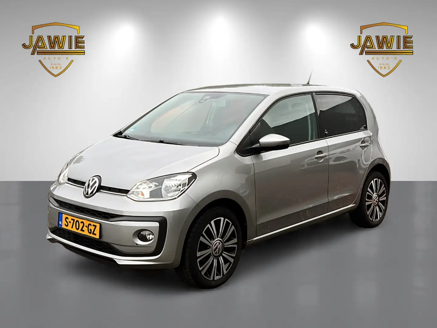 Volkswagen up! 1.0 BMT high up! automaat vol optie.s S-702-GZ Gris - 1