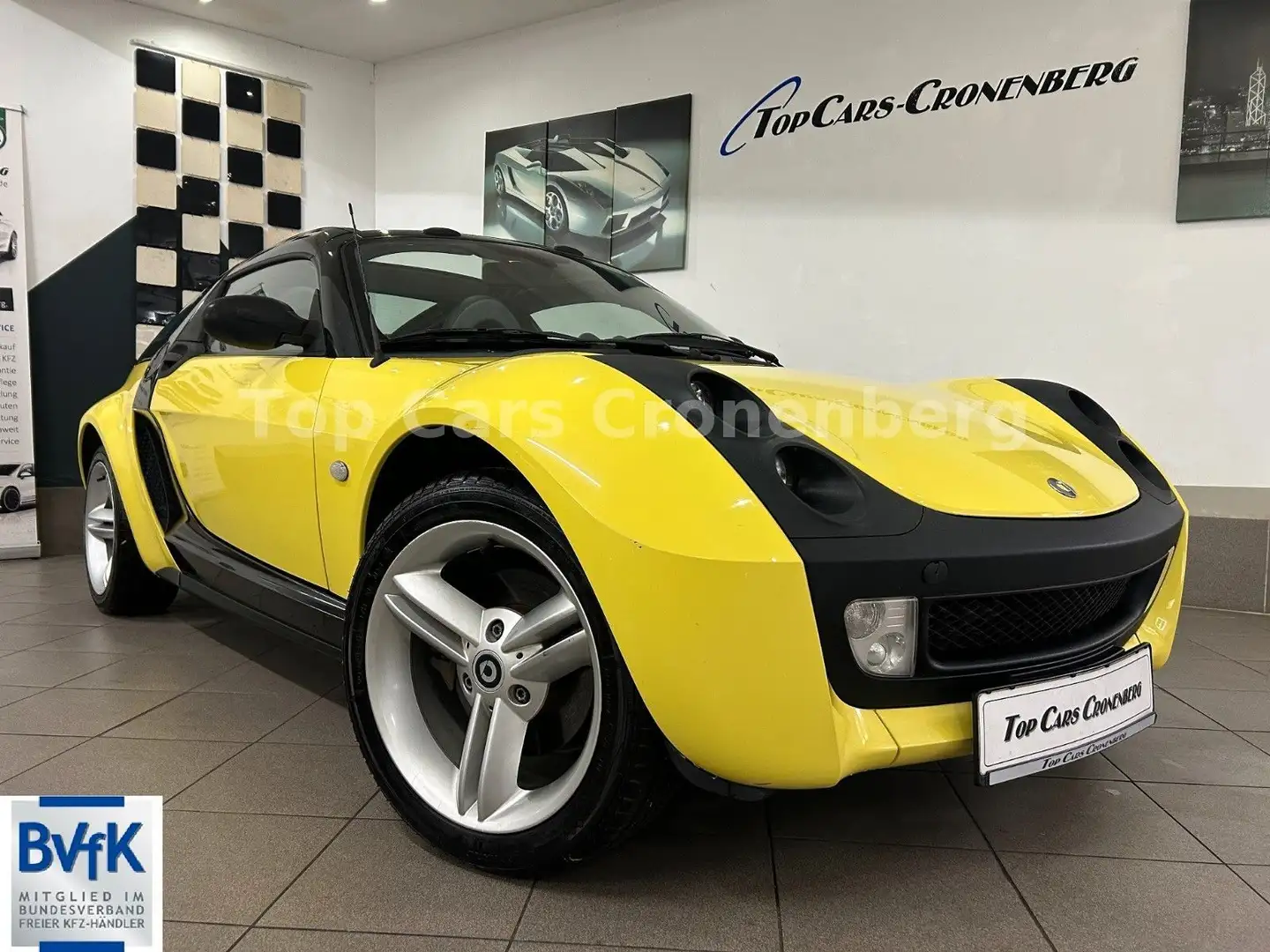 smart roadster Coupe*Leder*Klima*82PS*16Zoll Spikeline Amarillo - 1
