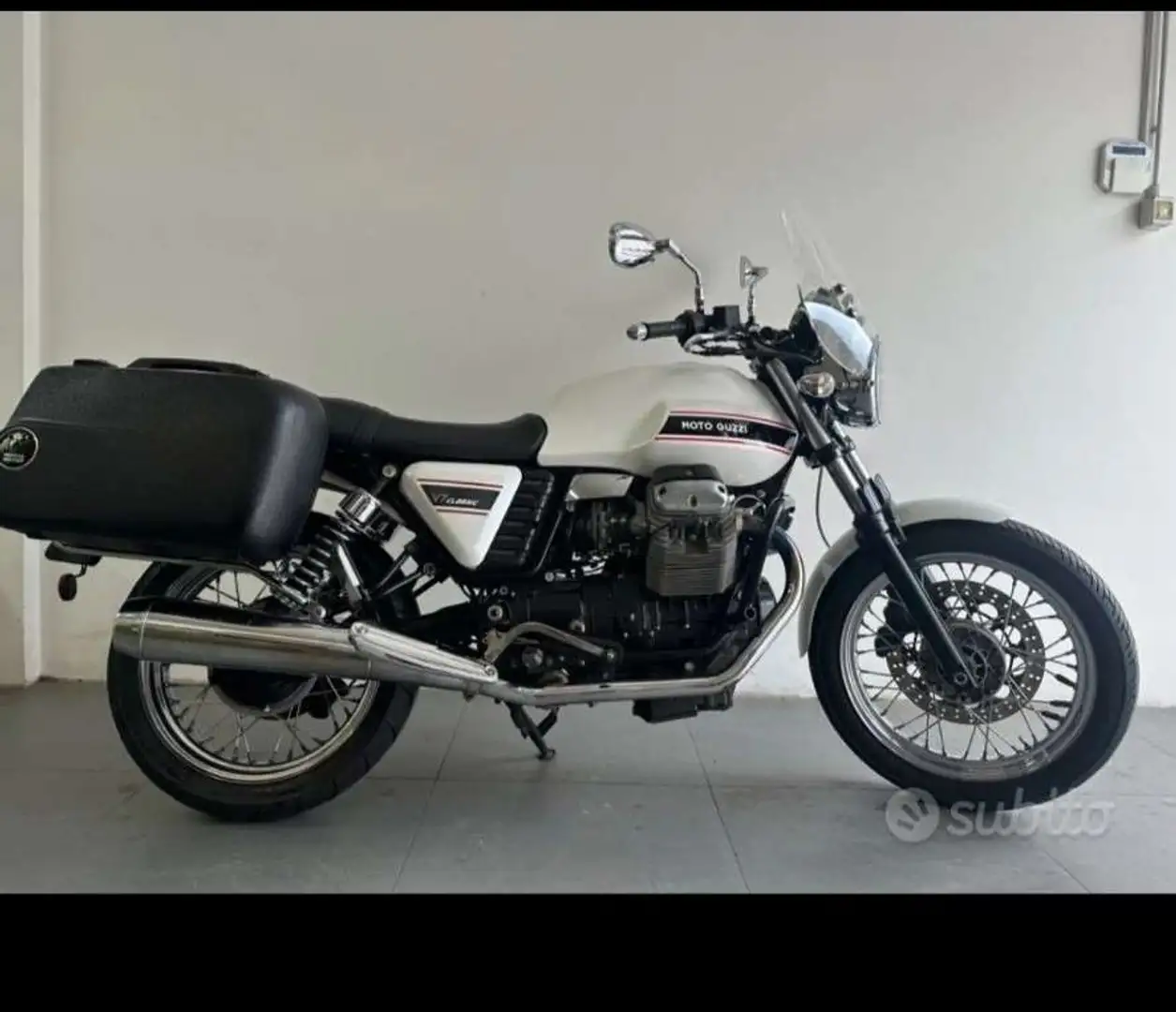 Moto Guzzi V 7 classic Biały - 2