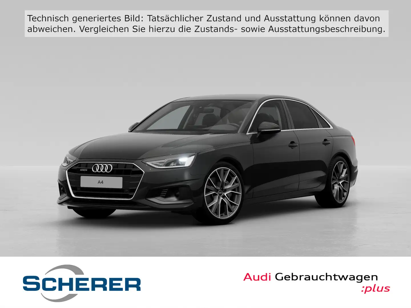 Audi A4 40 TDI quattro 150(204) kW(PS) S tr Zwart - 1