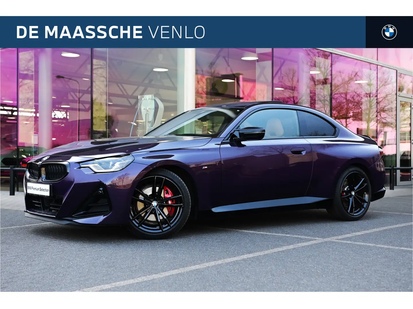 BMW 240 2 Serie Coupé M240i High Executive Automaat / Trek Violet - 1