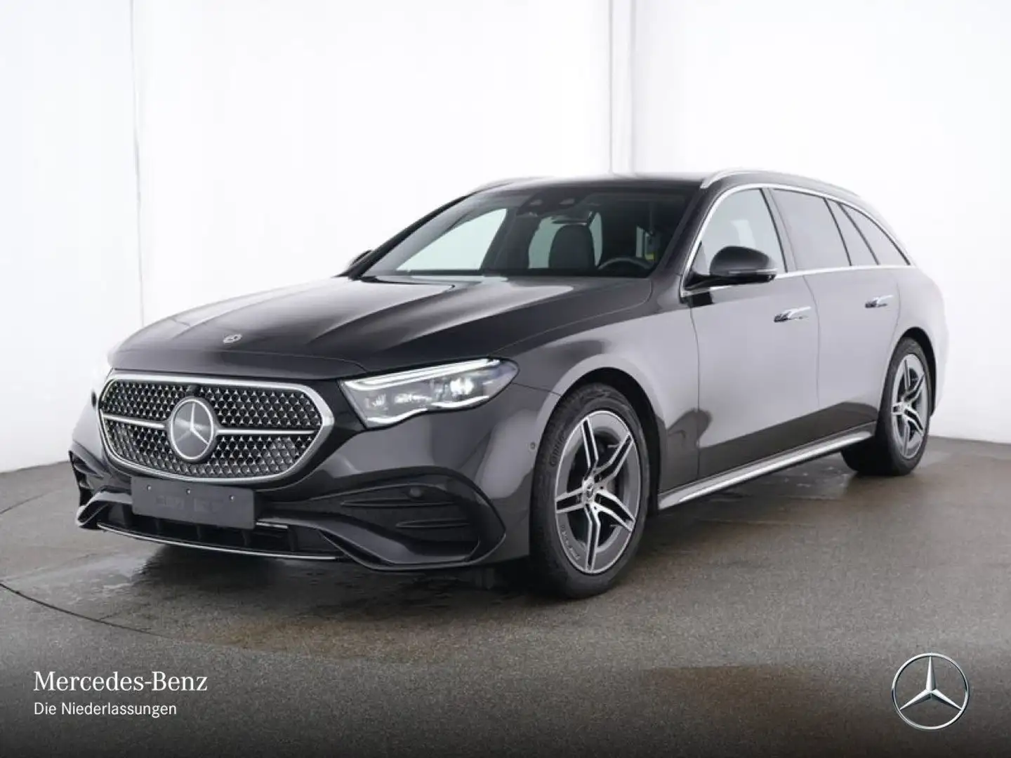 Mercedes-Benz E 220 d T 4M AMG Fahrass 360° Pano Burmester HUD Grau - 2