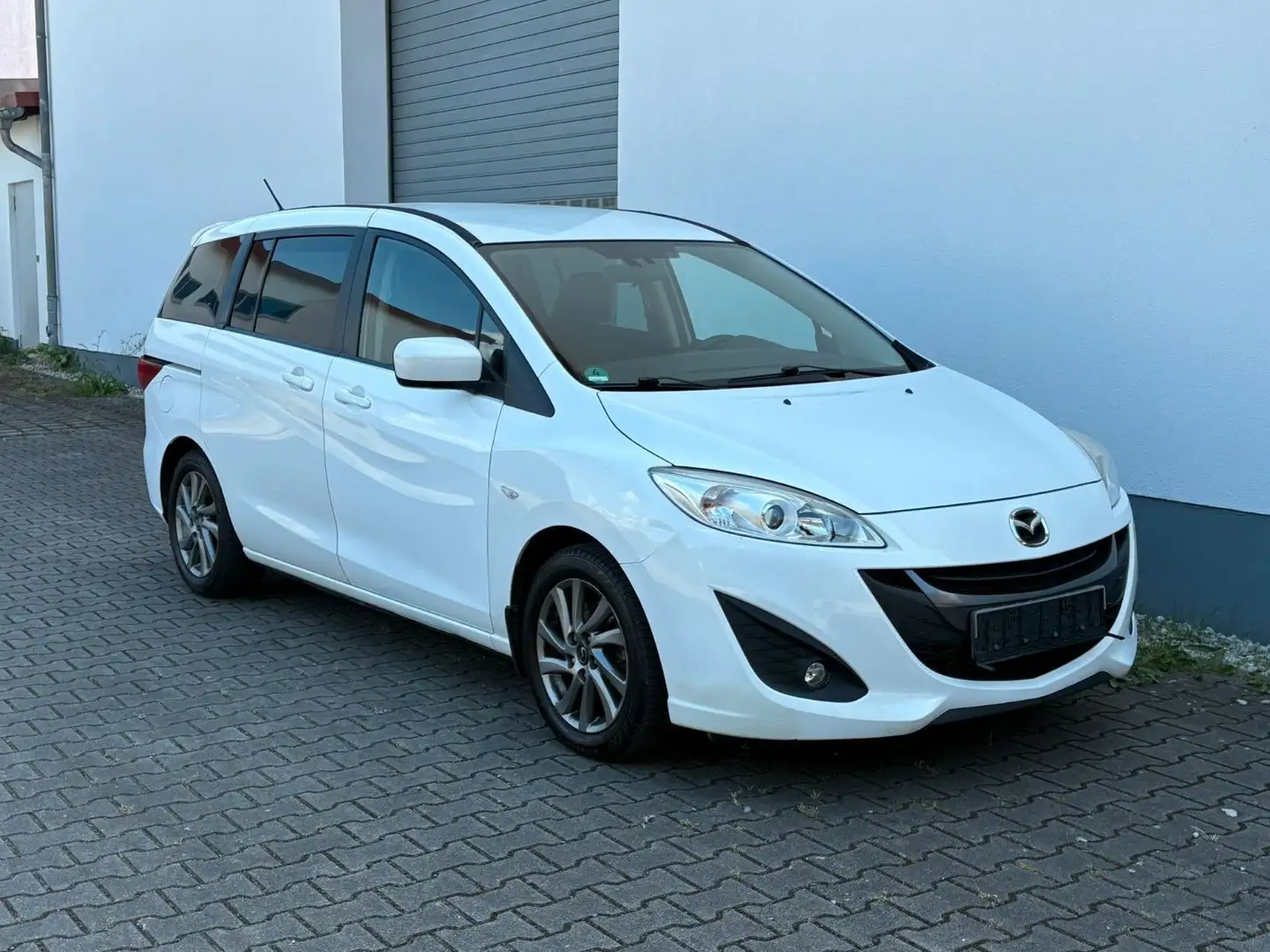 Mazda 5 1.8 MZR *7-Sitzer*Navi*AHK*Temp*PDC*SHZ*Klima Wit - 1