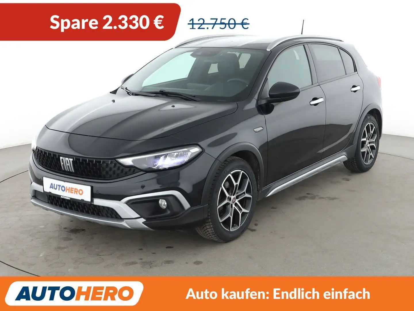 Fiat Tipo 1.0 Cross *CARPLAY*LED*CAM*ACC*SHZ*ALU*KLIMA* Negro - 1