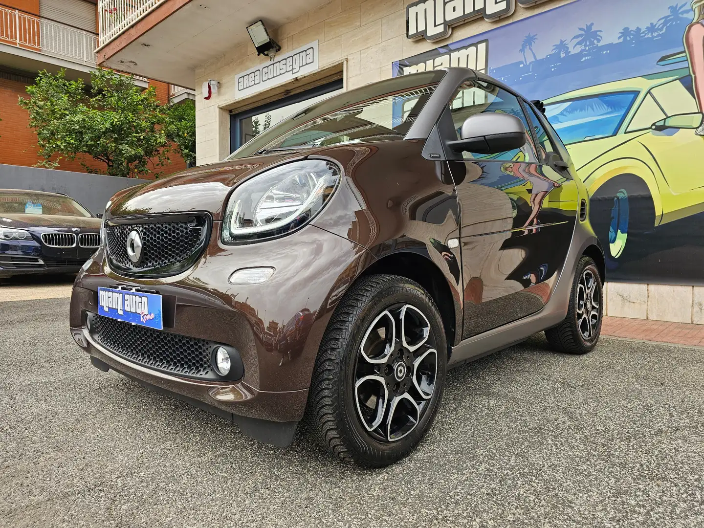 smart forTwo 90 0.9 T twinamic cabrio Passion TAGL UFF LED JBL Marrone - 2