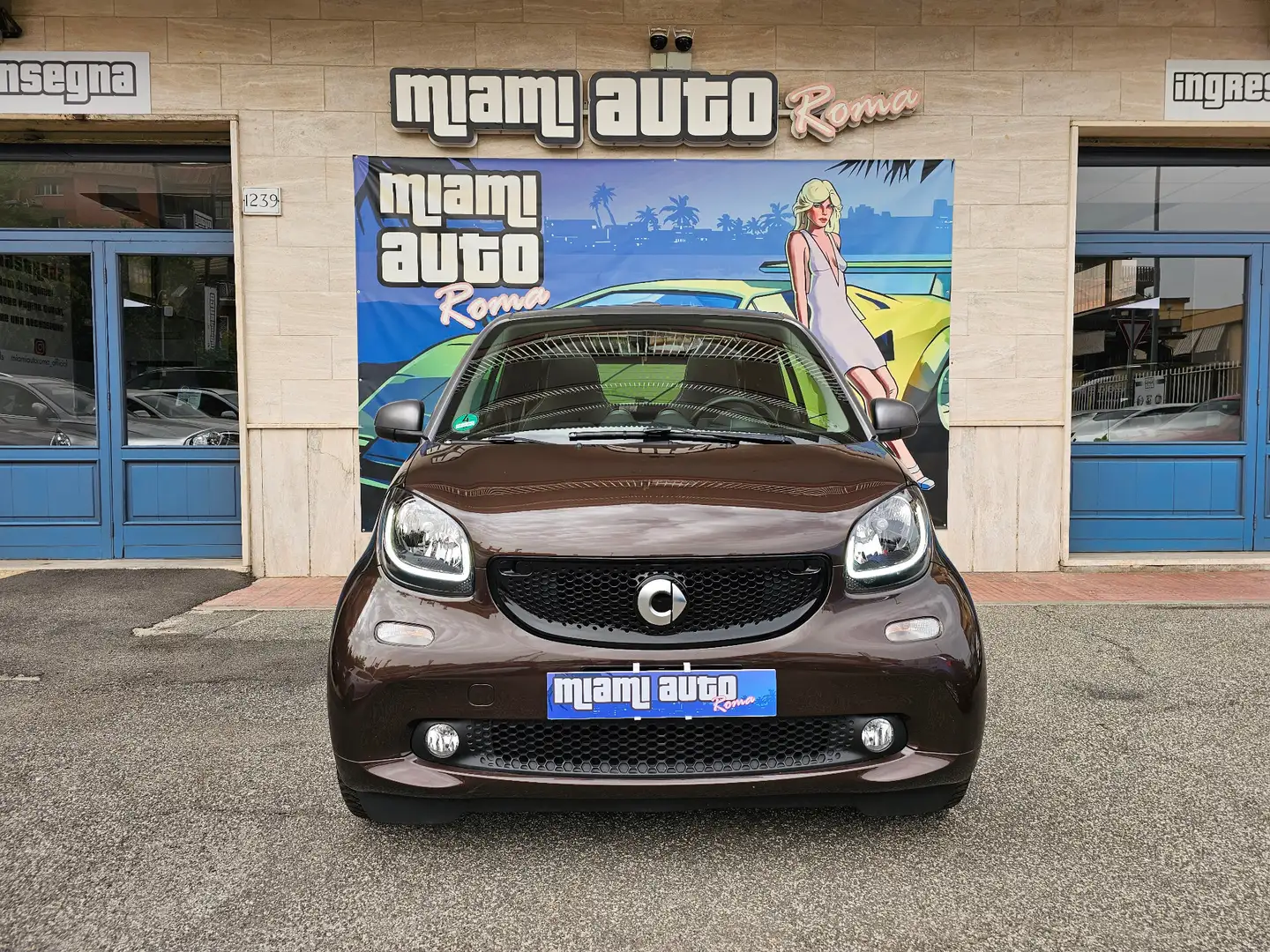 smart forTwo 90 0.9 T twinamic cabrio Passion TAGL UFF LED JBL Marrone - 1