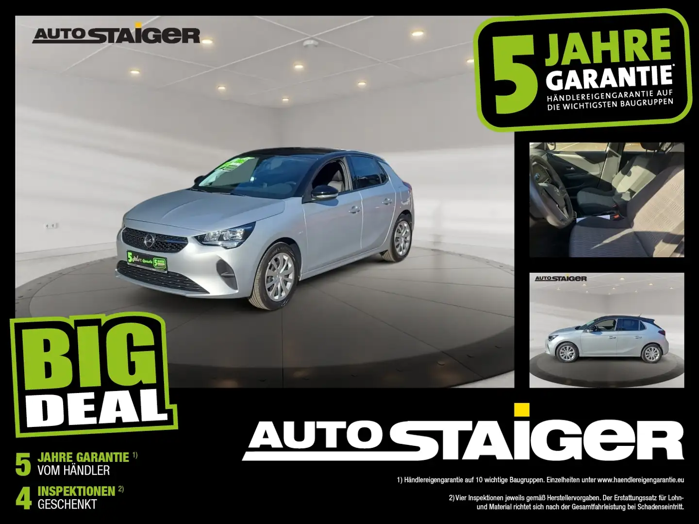 Opel Corsa F 1.2 Edition Navi*Parksens*Winterpaket Grau - 1