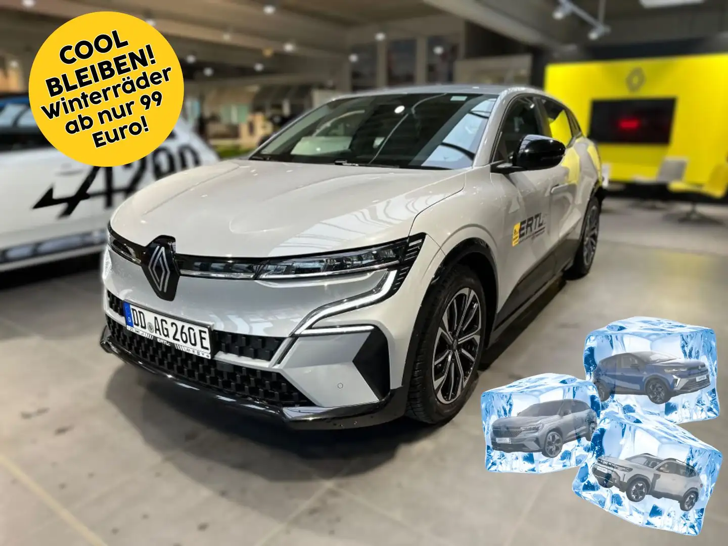 Renault Megane E-Tech Evolution EV60 220hp opt. charge Gris - 1