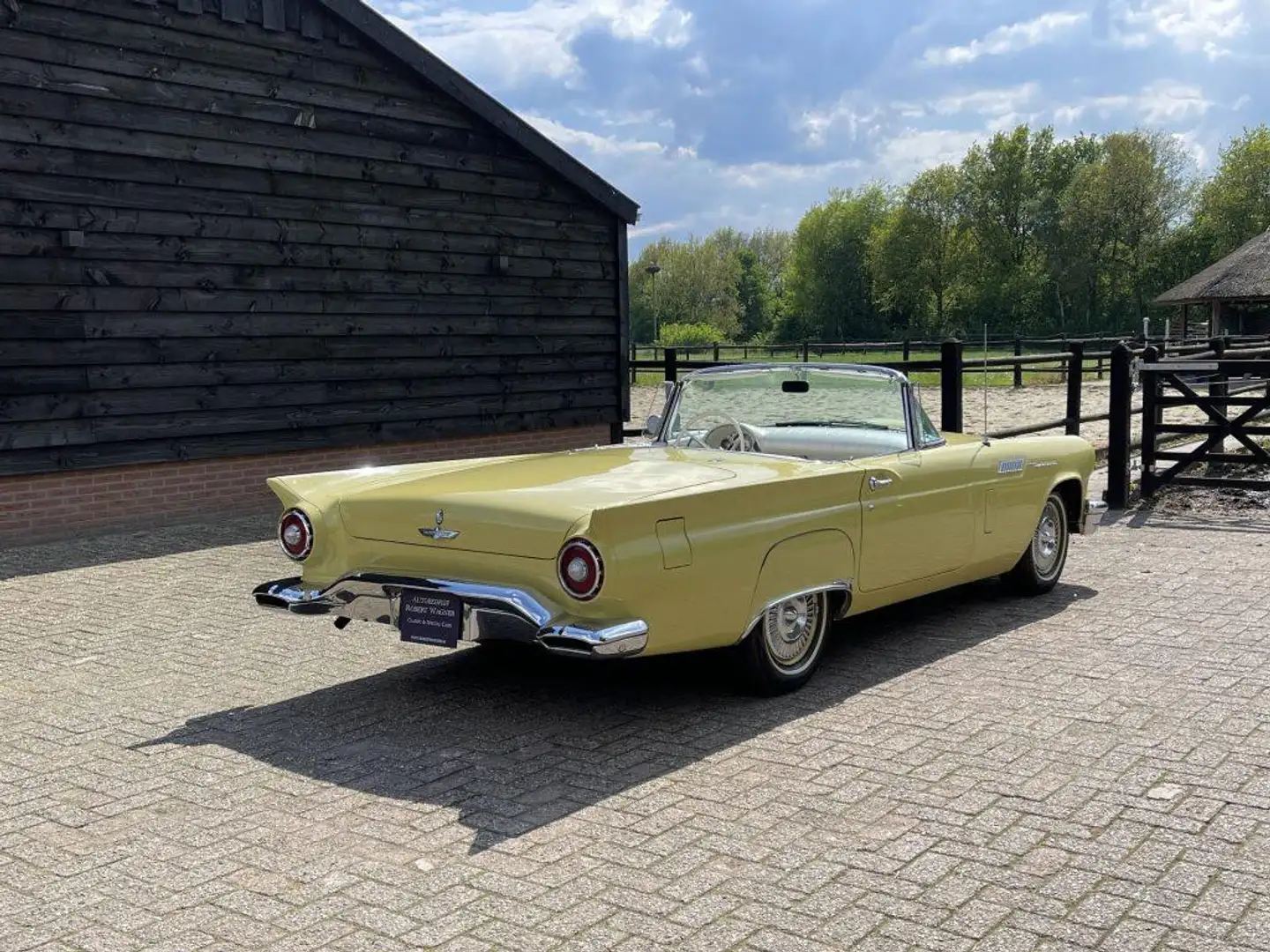 Ford Thunderbird USA Roadster V8 Aut. Hard- en Soft Top 1957 NL-ken Jaune - 2