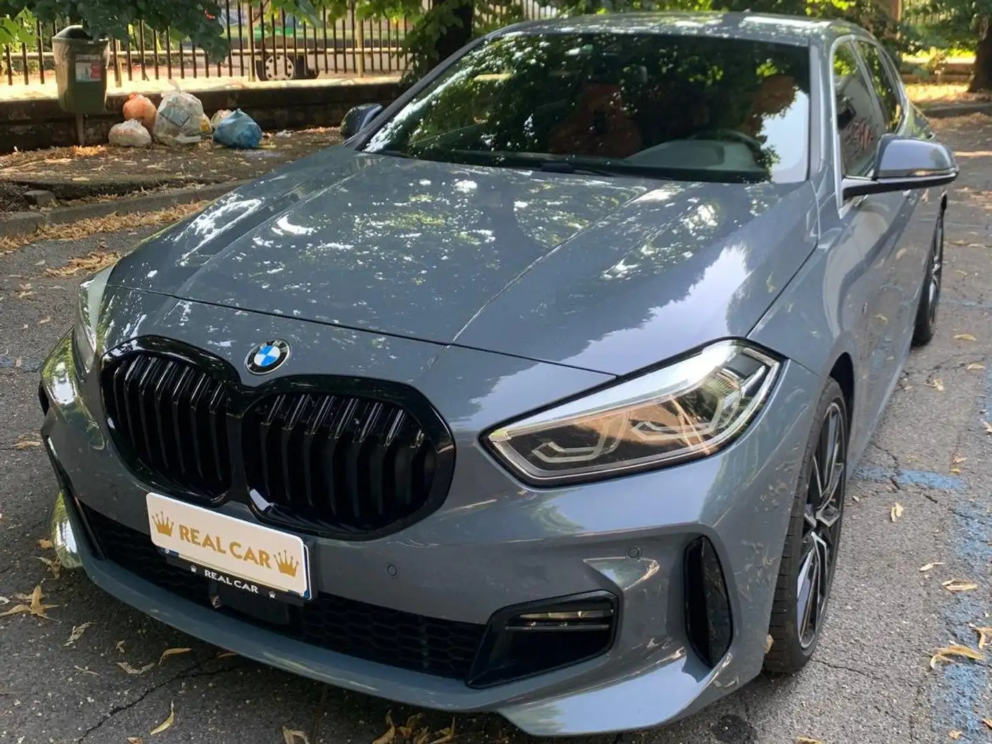 BMW 120 Serie 1 F40 120d xdrive Msport auto Grigio - 2