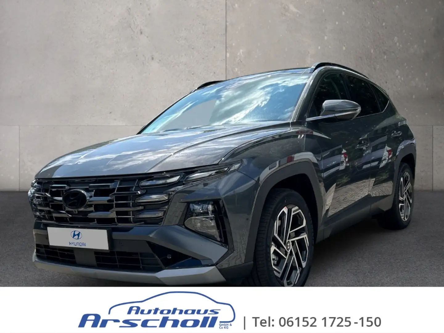 Hyundai TUCSON Prime Hybrid (MY25) HUD El. Panodach Navi Leder Di Grijs - 1