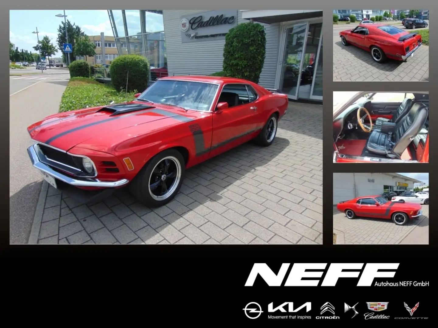 Ford Mustang Fastback 5,0 V8 Shelby-Felgen Rojo - 1
