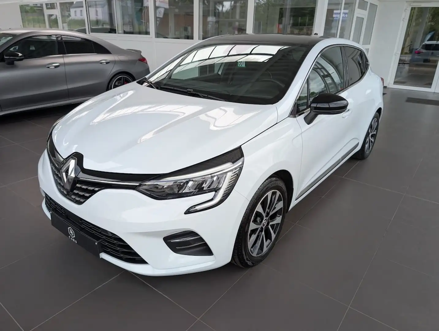 Renault Clio 1.6i E-TECH Hybrid *** GARANTIE + LED + GPS *** Blanc - 2