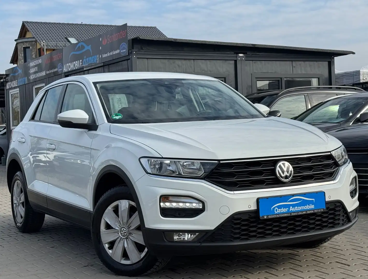 Volkswagen T-Roc 1.6 TDI+1.Hand+Finanzierung+Garantie+ Weiß - 1