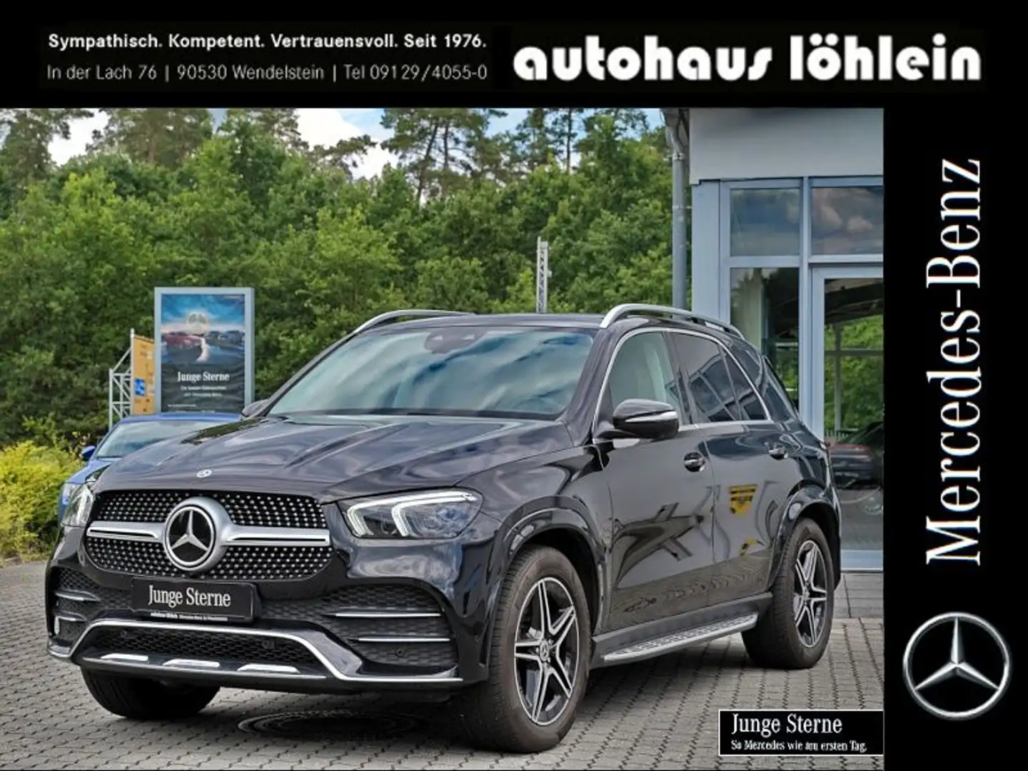 Mercedes-Benz GLE 450 4M AMG PANO+BURMESTER+AHK+360°+DISTRONIC Zwart - 1