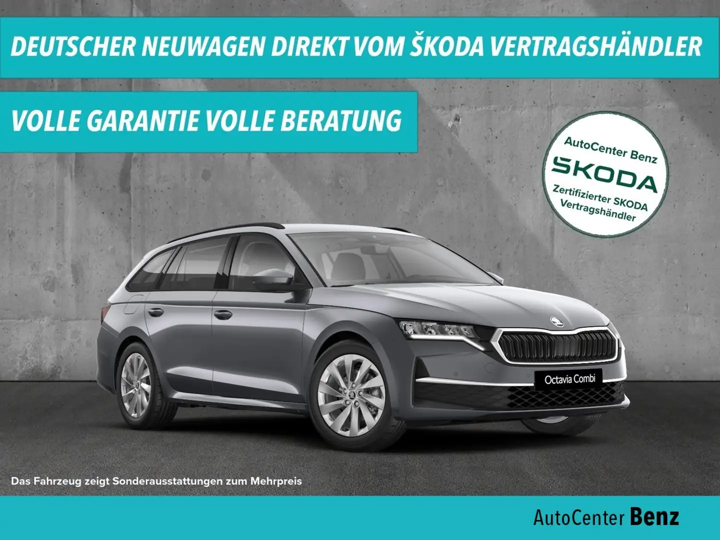 Skoda Octavia Combi 1.5 TSI Selection *LED*VC*DAB+*PDC Klima Gris - 1