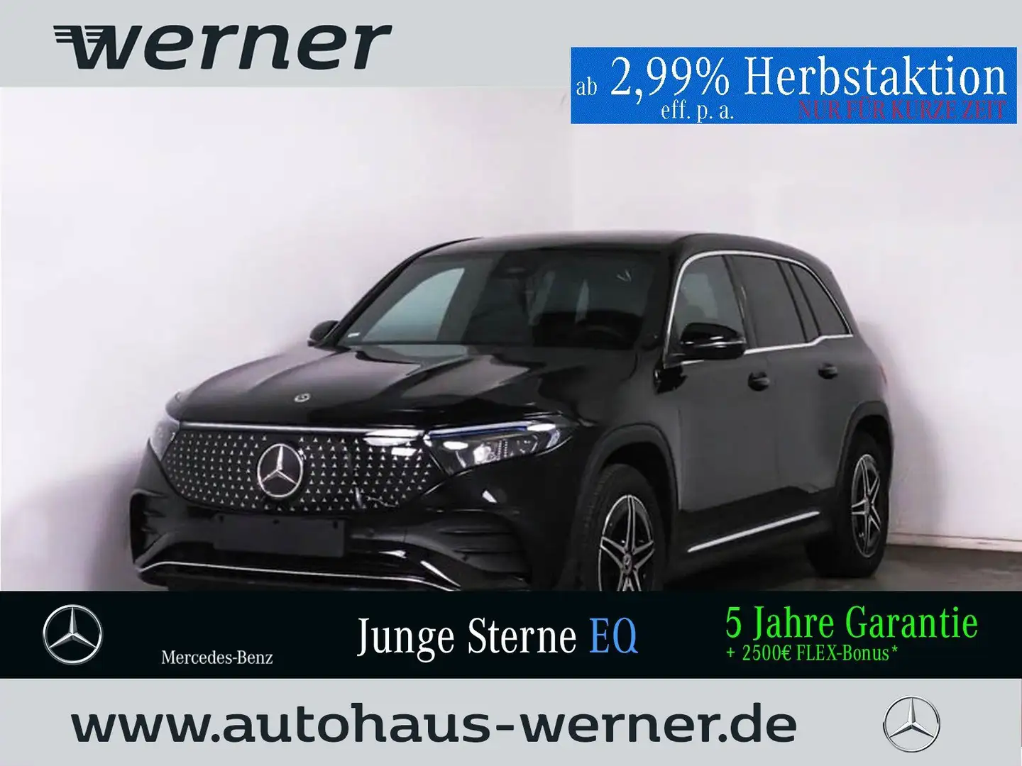 Mercedes-Benz EQB 300 4M AMG-ADV 360° WINTER WDGS AMBI EASYPAC Noir - 1