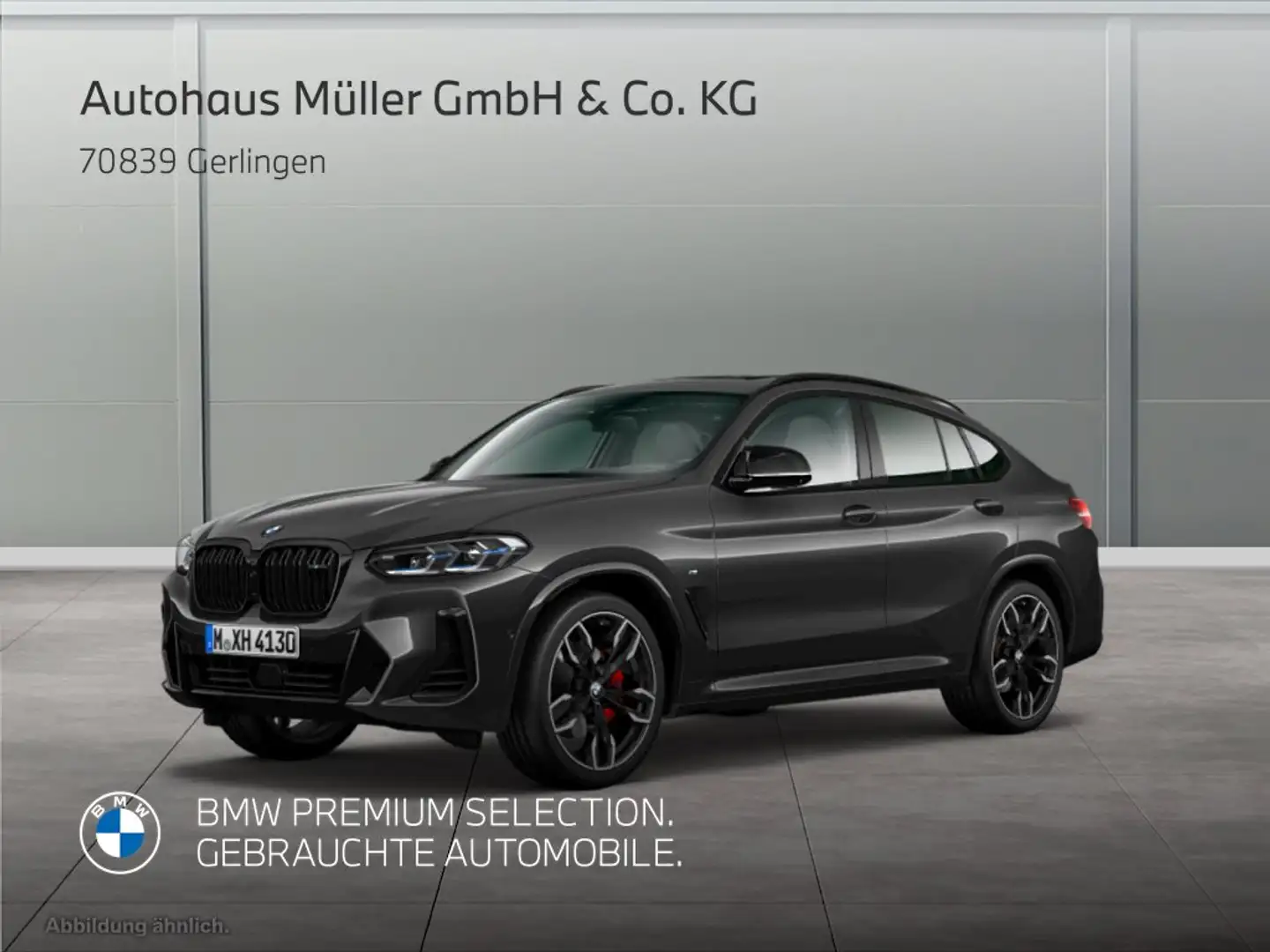 BMW X4 M 40i Dig.Cockpit HUD Laser LED AHK Shz. V+H Grau - 1
