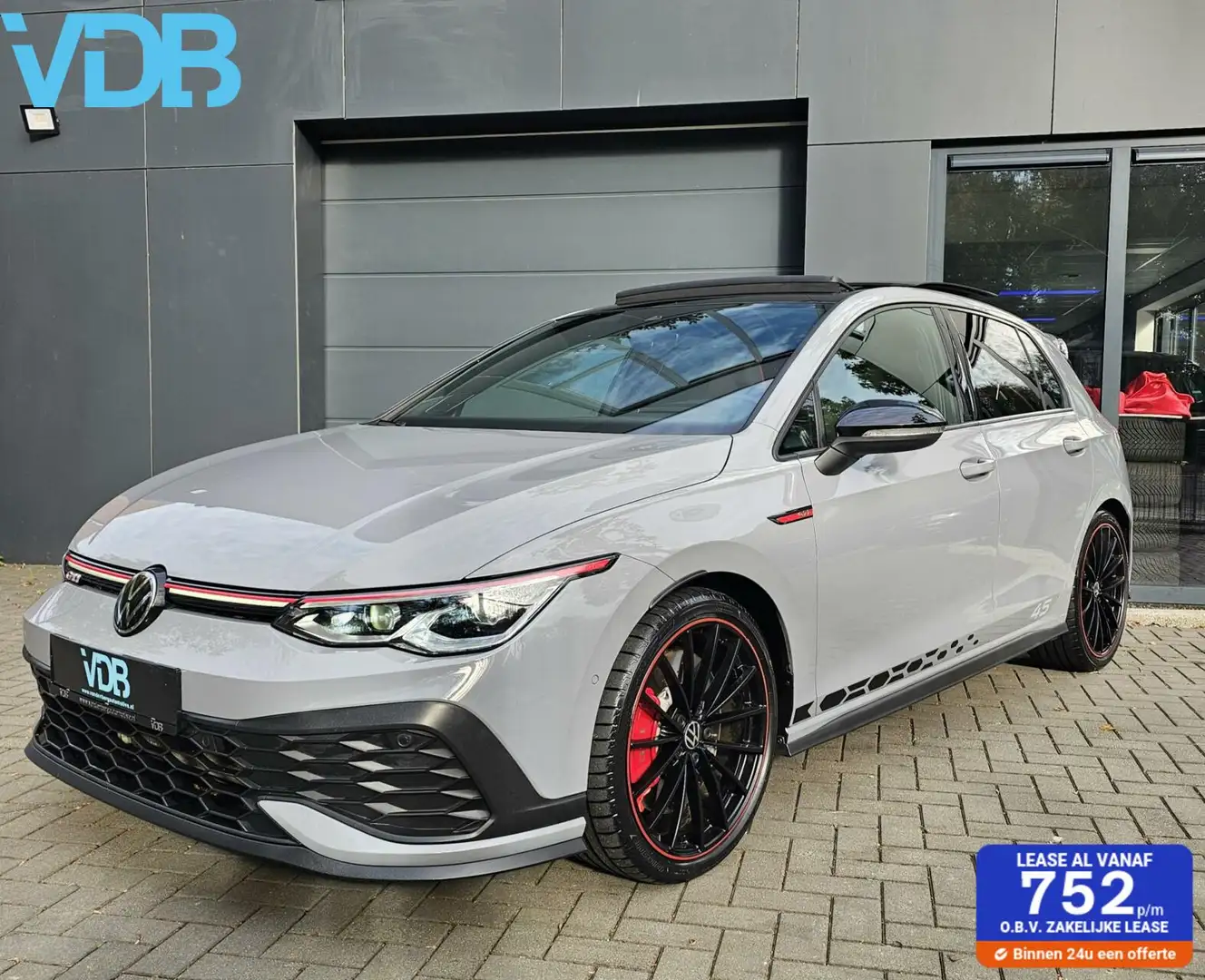 Volkswagen Golf GTI 2.0 TSI Clubsport 45 AKRAPOVIC MONDSTEIN Grijs - 1