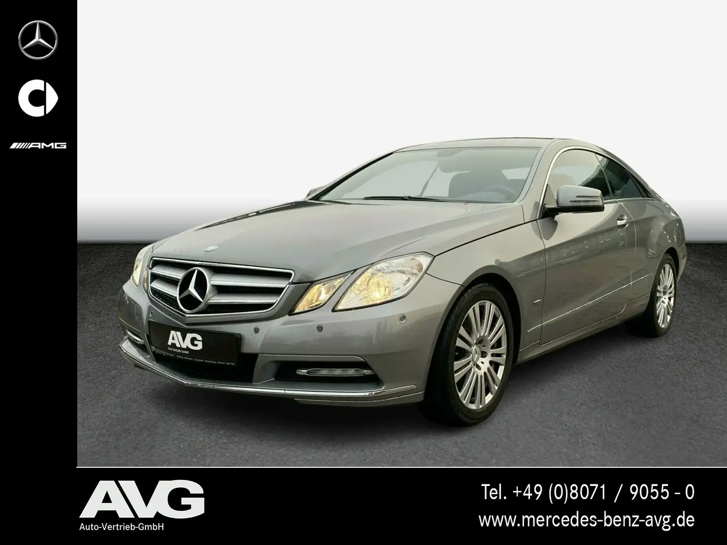 Mercedes-Benz E 350 E 350 CDI BlueEFFICIENCY Coupé AVANTGARDE AHK SH Silber - 1