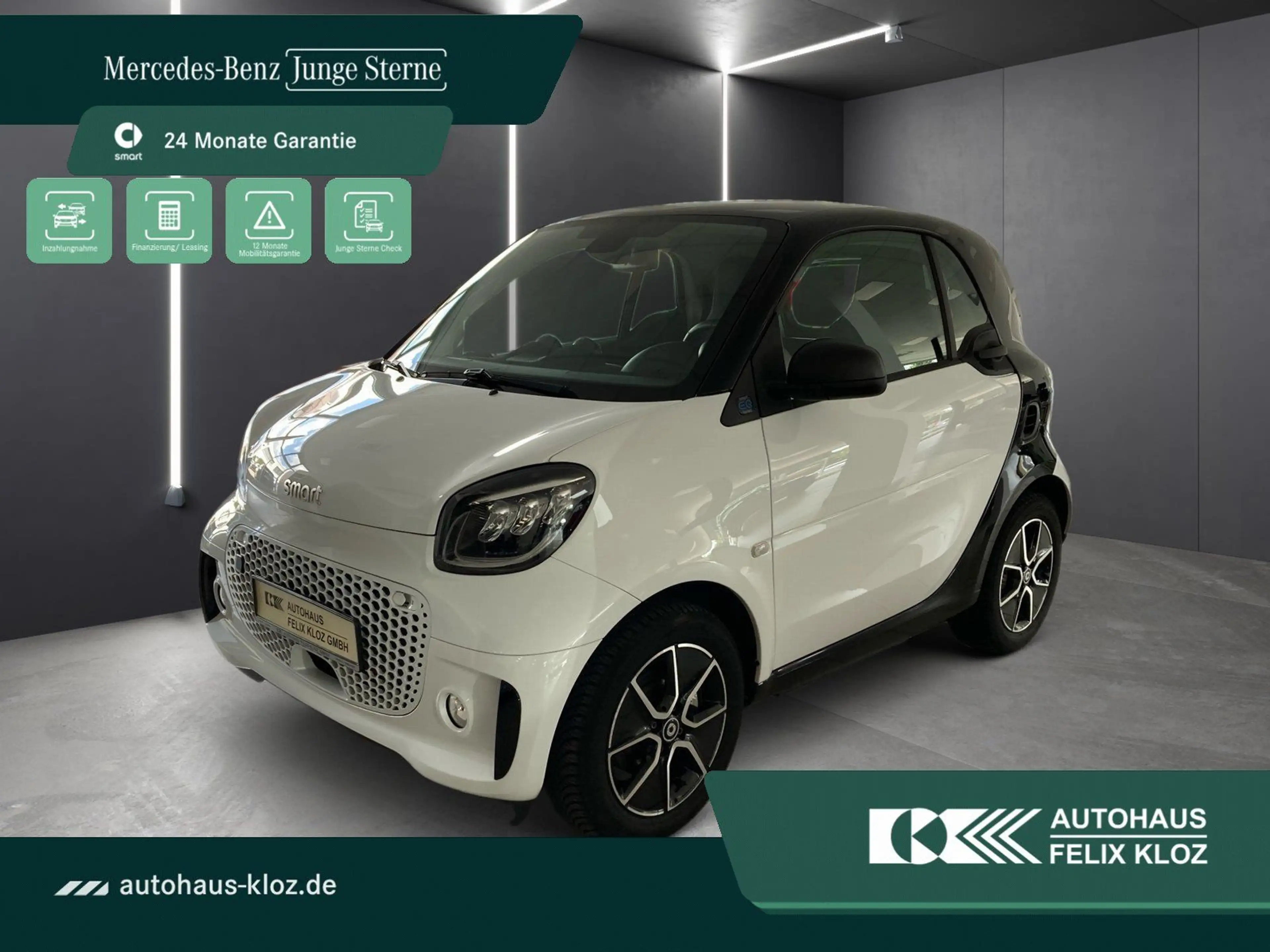 smart forTwo EQ fortwo Exclusive*Pano*LED*Kamera*22kW*