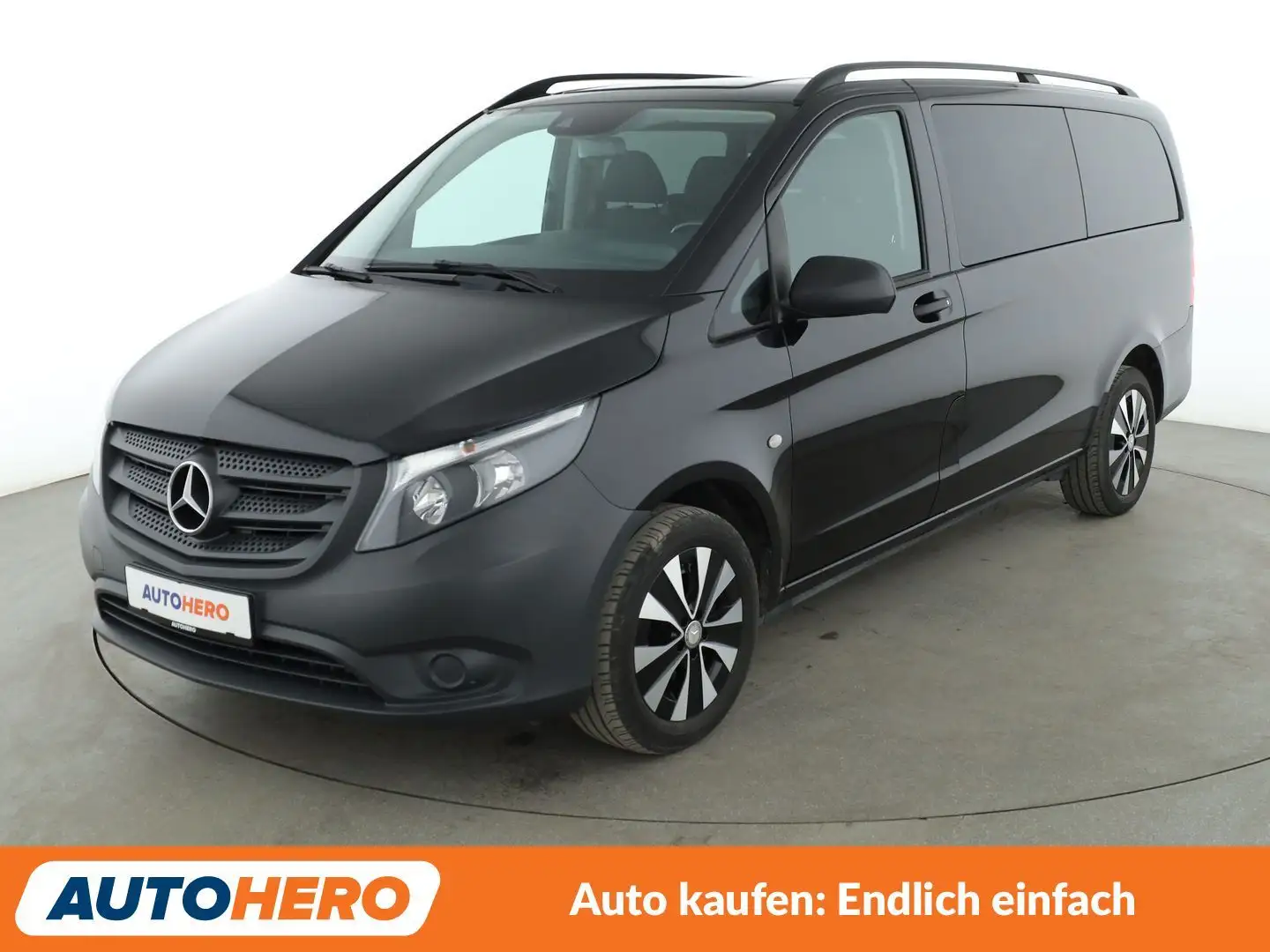 Mercedes-Benz Vito 116 CDI Pro lang Aut.*NAVI*TEMPO*CAM* Schwarz - 1