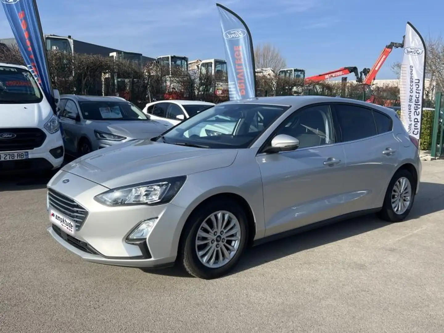 Ford Focus 1.0 Flexifuel 125ch mHEV Titanium X Business Gris - 1