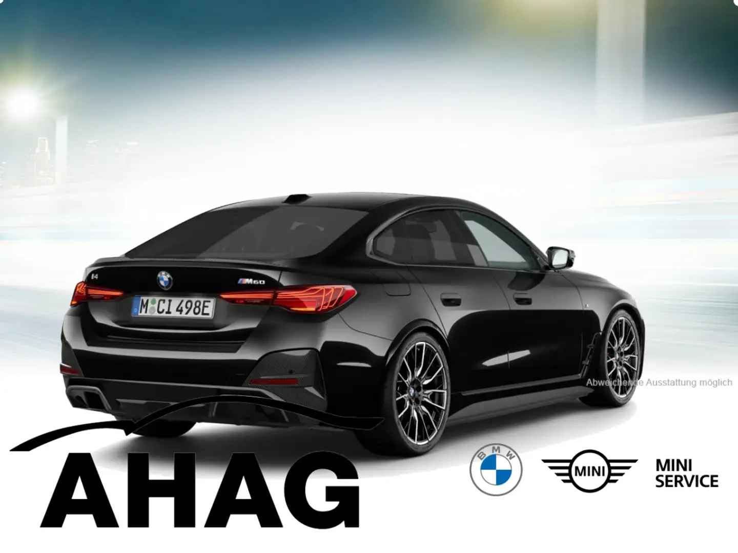 BMW i4 M60 xDrive Innovationsp. Klimaaut. Glasdach Negro - 2