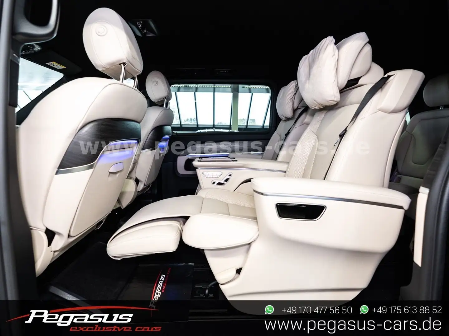 Mercedes-Benz V 300 PETROL*VIP SEATS*EXCLUSIVE extralang Černá - 2