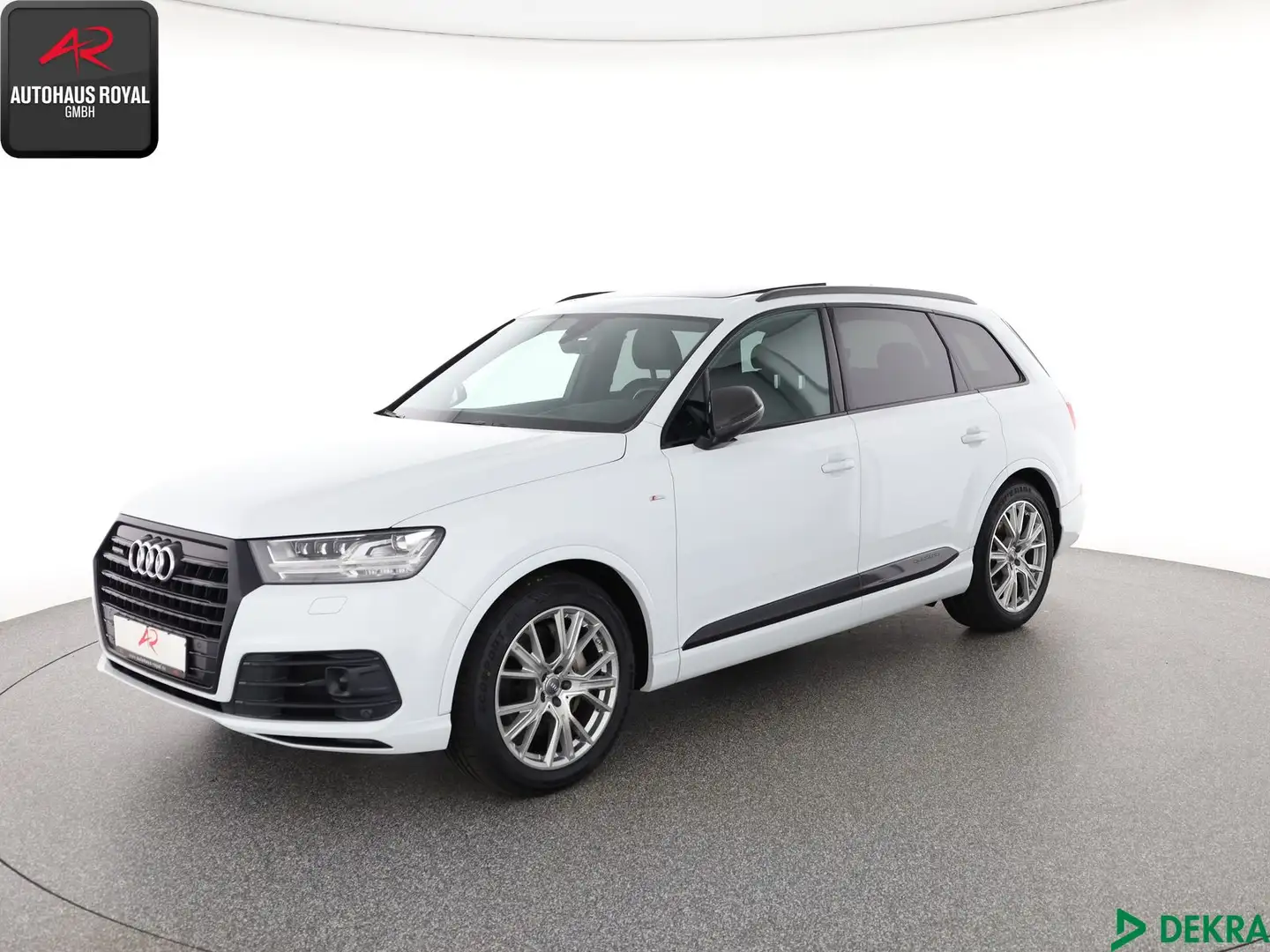 Audi Q7 Q7 50 TDI qu S LINE 7 SITZE NACHTSICHT,STANDHEIZ Weiß - 1