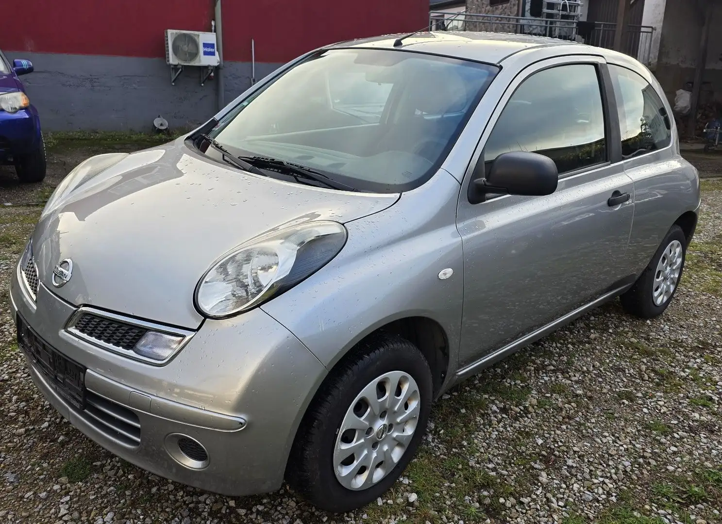 Nissan Micra Visia Klima+TÜV-11-2026+Allwetterreifen Silber - 1