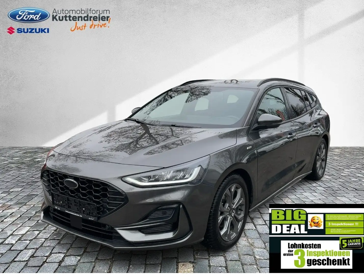 Ford Focus Turnier ST-Line Navi Kamera LED LHZ SHZ Gris - 2