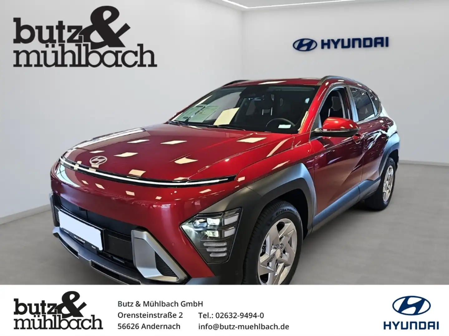 Hyundai KONA SX2 Trend 2WD 1.6 T-GDI EU6e Красный - 1