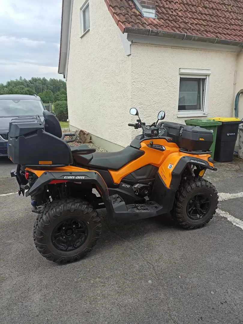 Can-Am Outlander 570/650 DPS Max, Warn Seilwinde, Lof Zulassung Jaune - 1