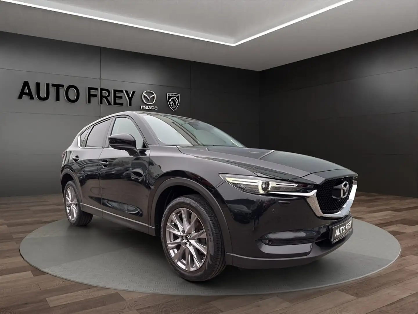 Mazda CX-5 184PS Sports-Line AWD 360°+AHK+MATRIX-LED+NAVI+KLI Schwarz - 1