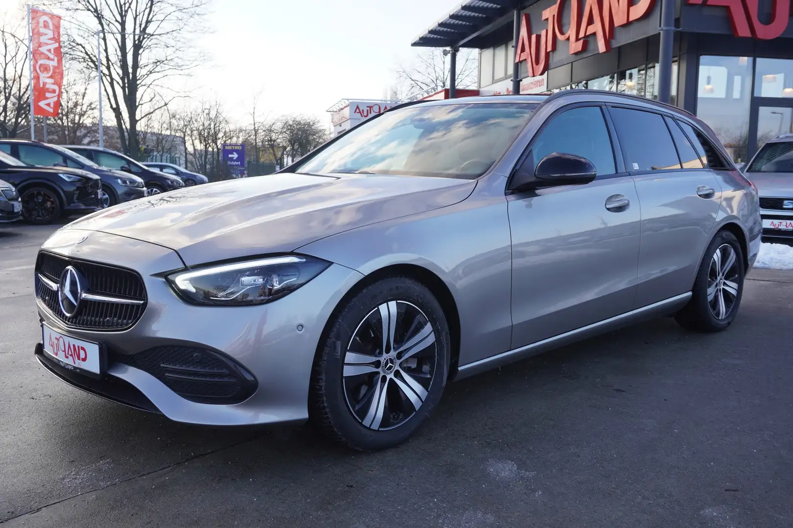 Mercedes-Benz C 200 C200 T-Modell Avantgarde LED Kamera Panorama DAB Argent - 2