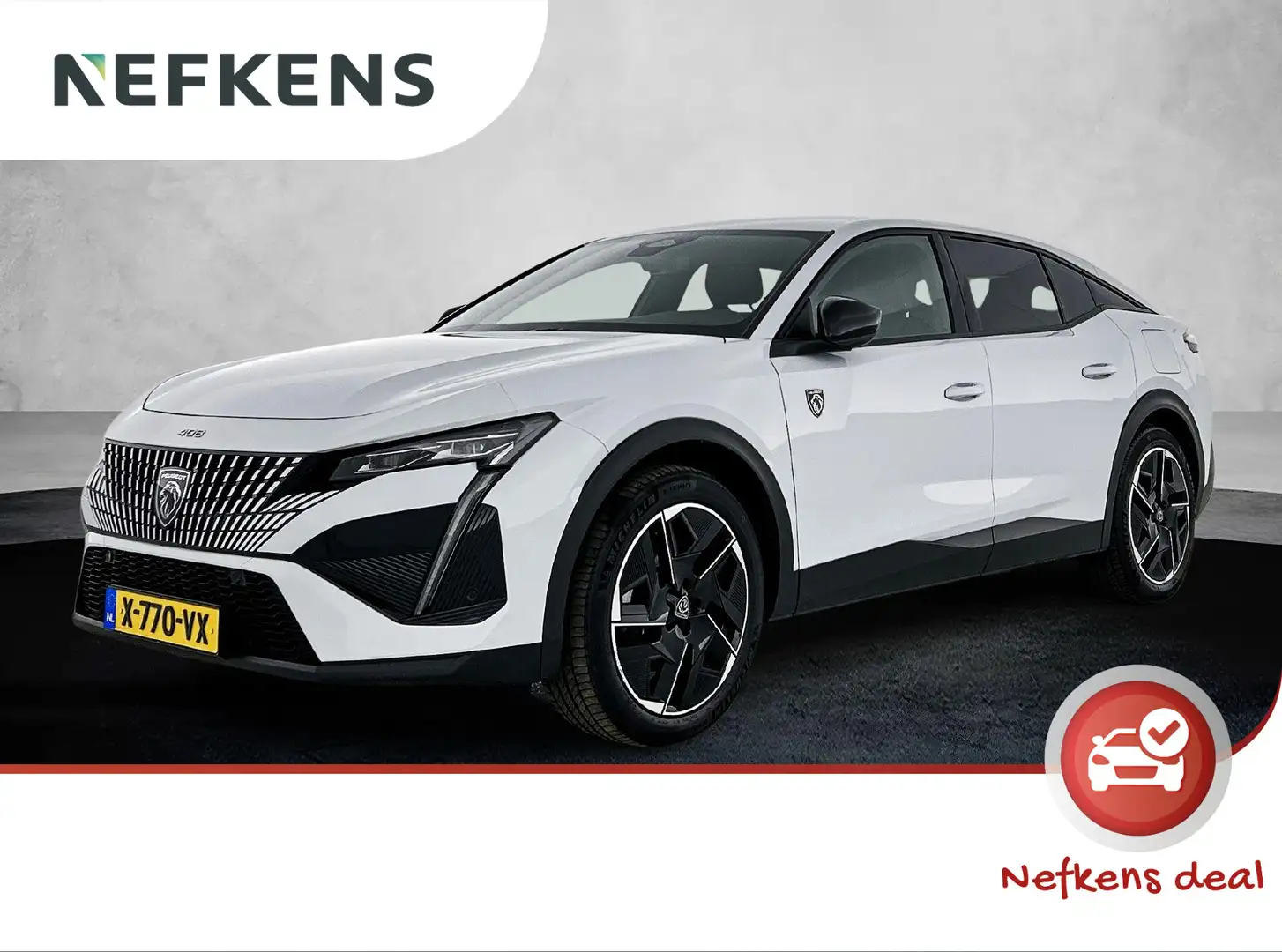 Peugeot 408 1.6 Plug-in HYbrid 180pk GT Automaat | Navigatie | Blanc - 1