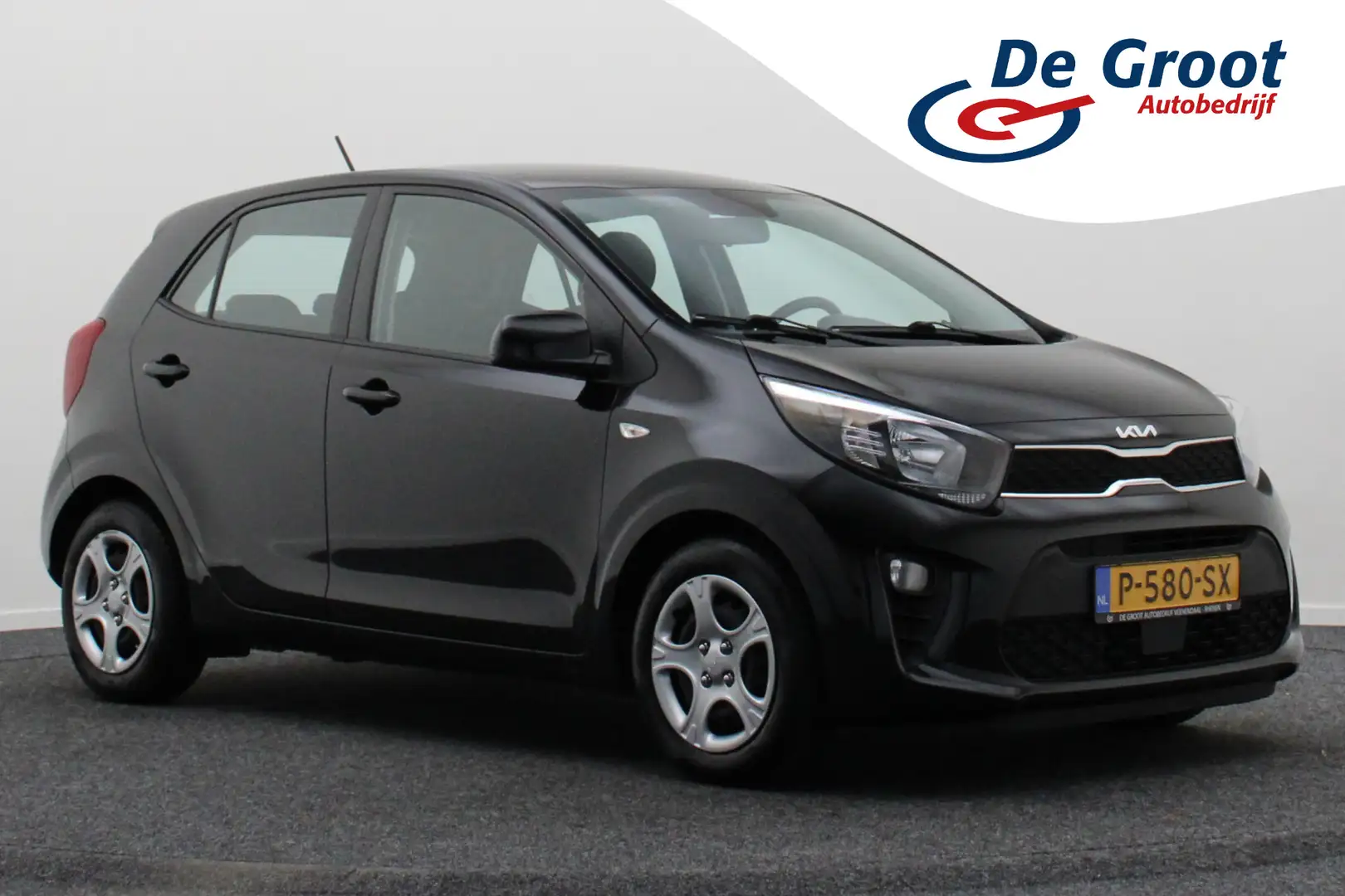 Kia Picanto 1.0 DPi ComfortLine 5p Cruise, Airco, Bluetooth, D Noir - 1