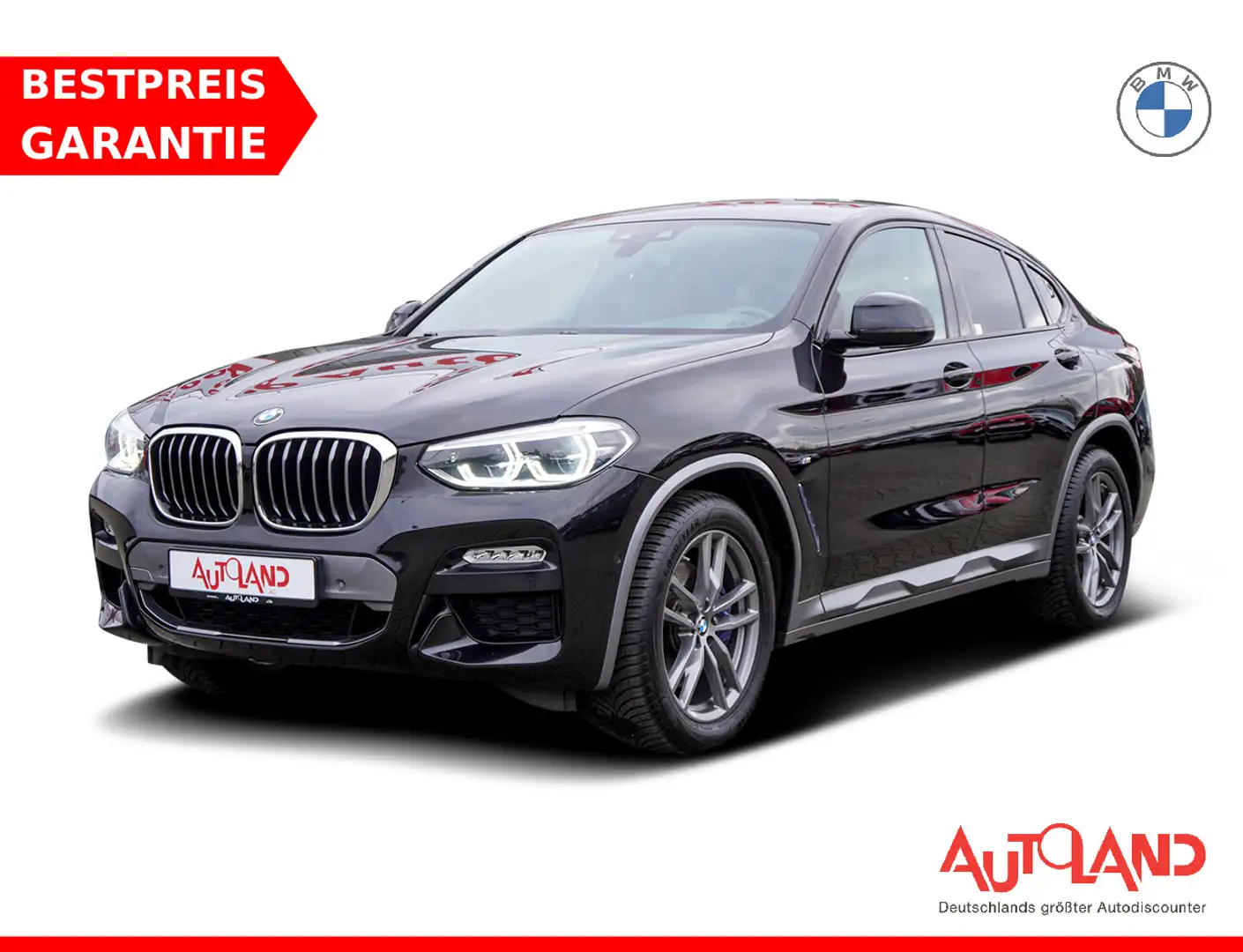 BMW X4 xDrive30d M Sport X LED Navi AHK Kamera PDC Noir - 1