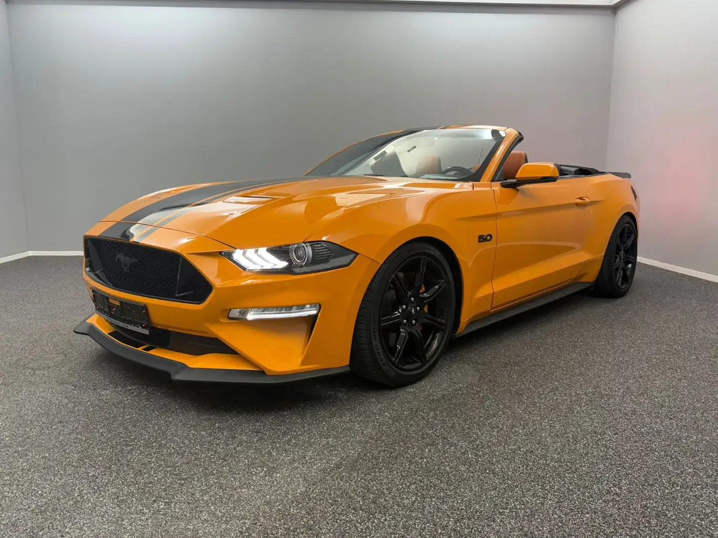 Ford Mustang GT Convertible*VIRTUAL*MEGA OPTIK*SITZKL Orange - 1