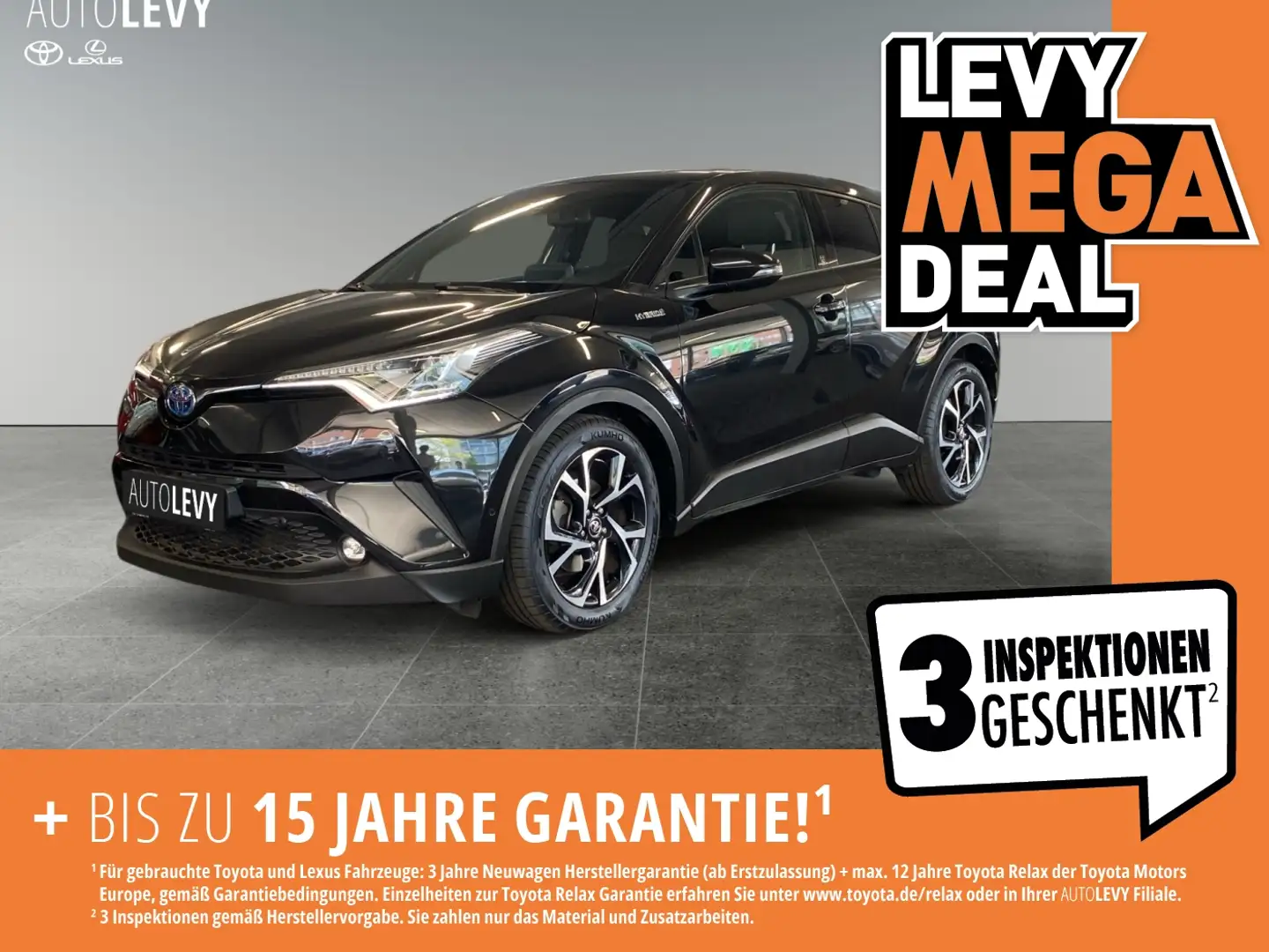 Toyota C-HR 1.8 Hybrid Team D *NAVI*LED*SHZ* crna - 1