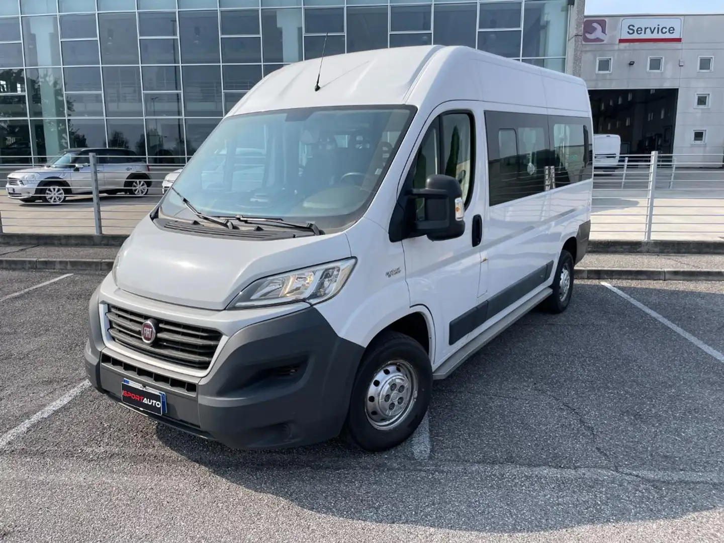 Fiat Ducato 35 3.0 CNG PM-TM Panorama 9 POSTI Weiß - 1