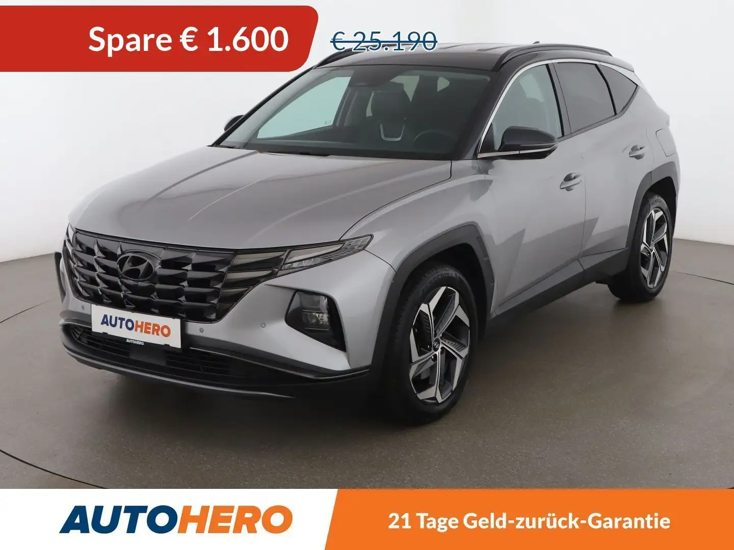 Hyundai TUCSON 1.6 T-GDI Hybrid Prestige 4WD *LED*NAVI*360*AHK* Grau - 1