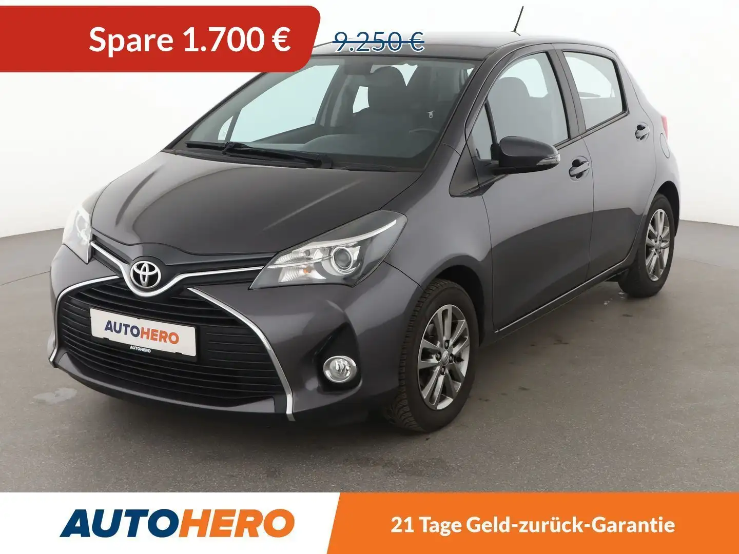 Toyota Yaris 1.0 VVT-i Comfort *AHK*KLIMA*GARANTIE* Grau - 1