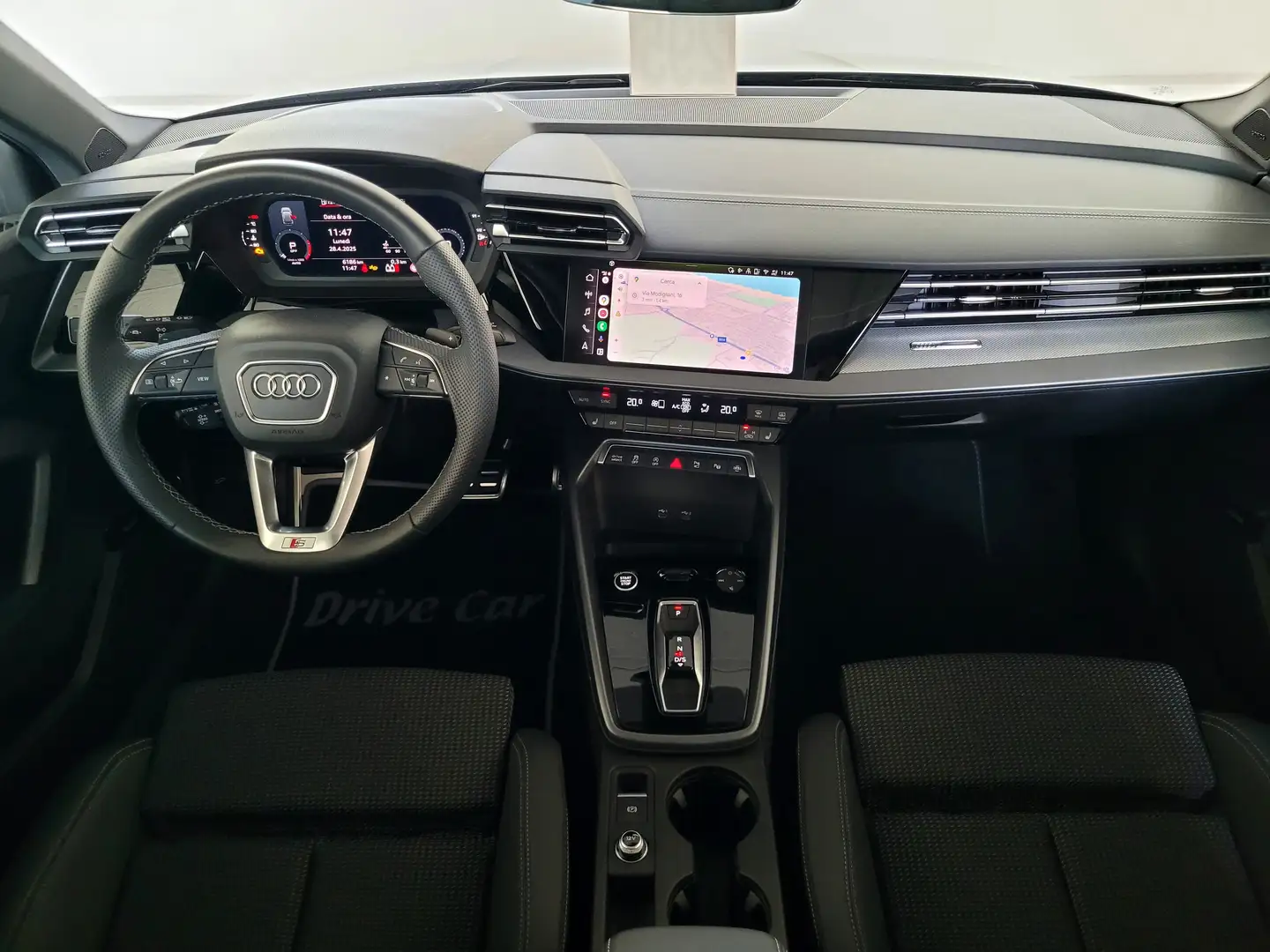 Audi A3 SPORTBACK RESTYLING 35TDI S TRONIC S LINE TETTO Nero - 2