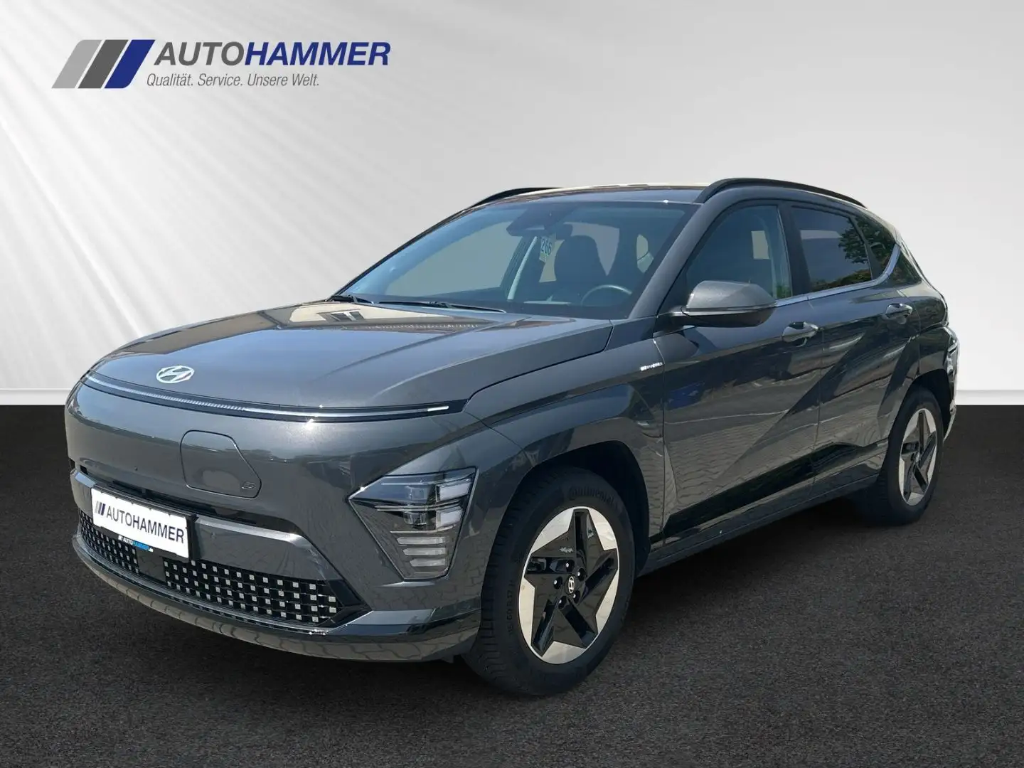 Hyundai KONA Elektro 65kWh PRIME Assist-P. Leder BOSE Grau - 1