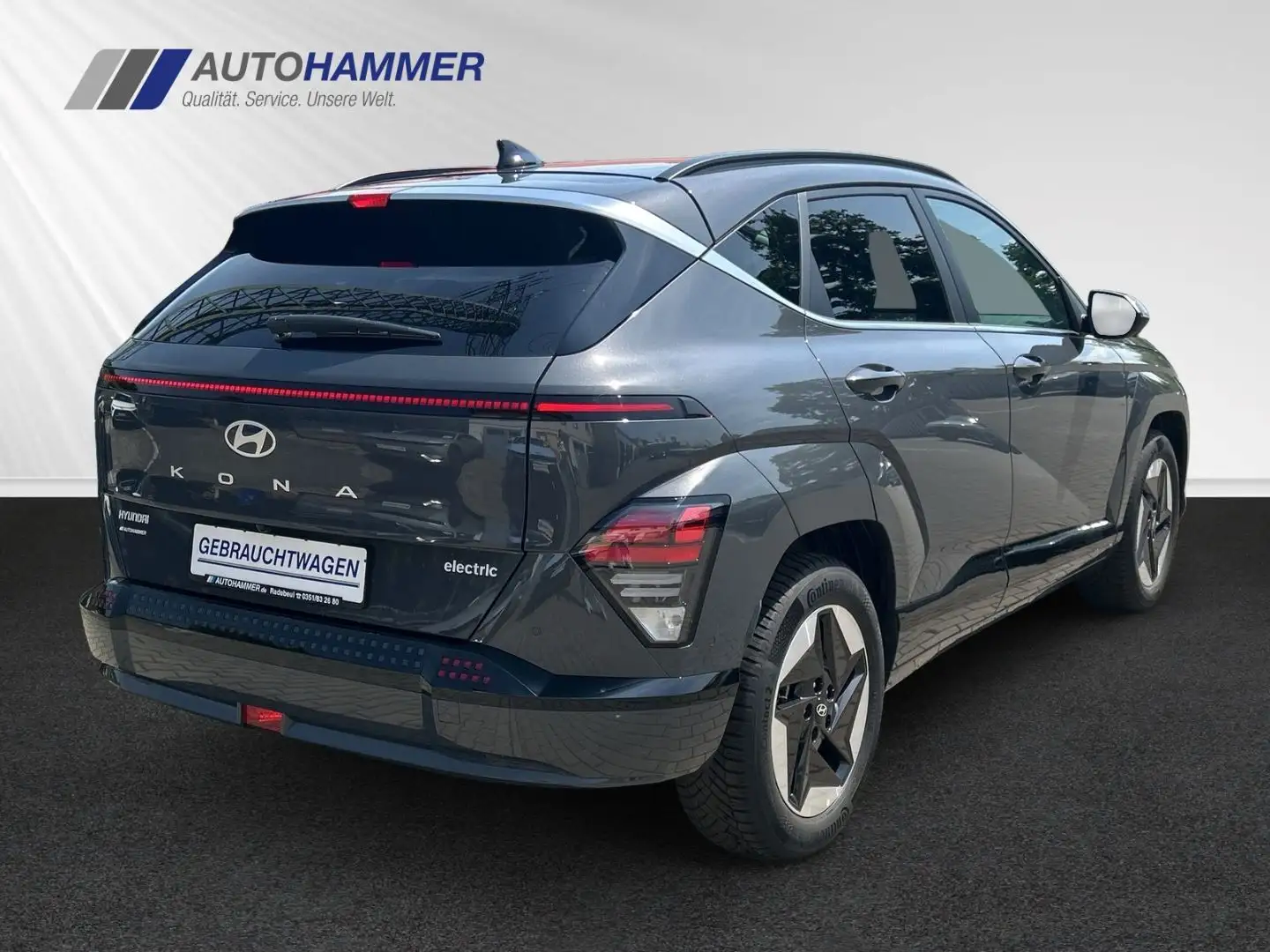 Hyundai KONA Elektro 65kWh PRIME Assist-P. Leder BOSE Grau - 2