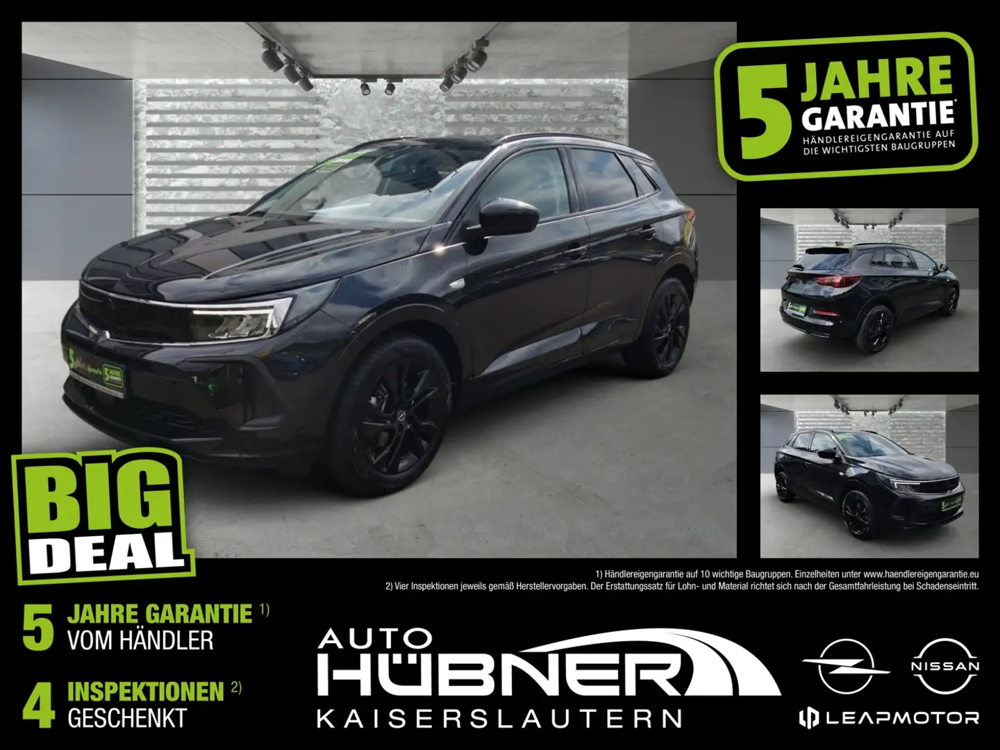 Opel Grandland GS Line Navi|Kamera|Winter-Paket|LED Schwarz - 1